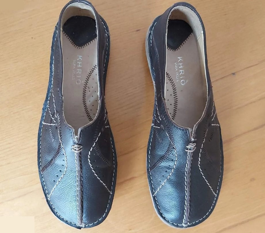 Khrio Italian Genuine Leather Womens Comfort Shoes Sneakers Slip ons Size EU 36 Etsy UK