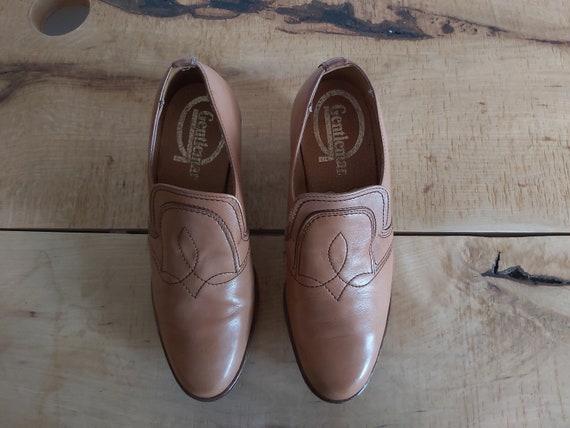 100% genuine leather handmade Finnish folk shoes … - image 3
