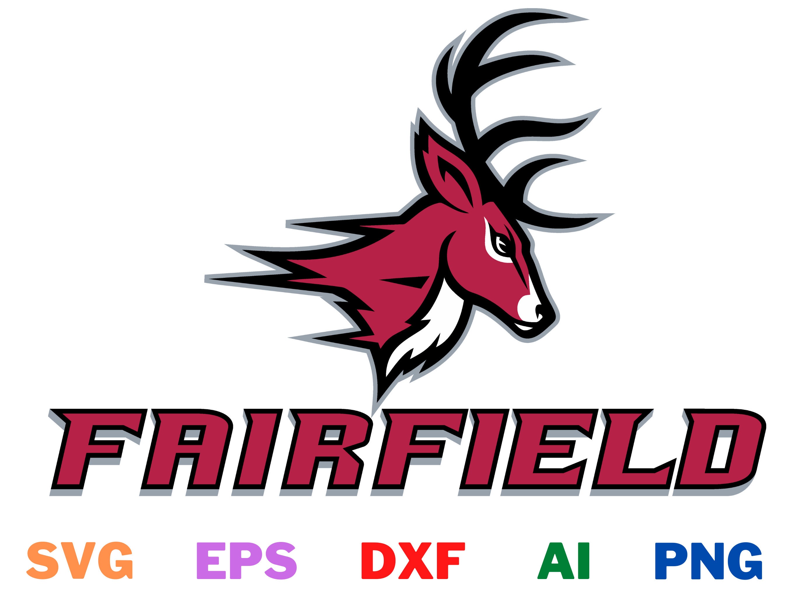 Fairfield Stags Digital Download svg/png/dxf/eps/ai | Etsy