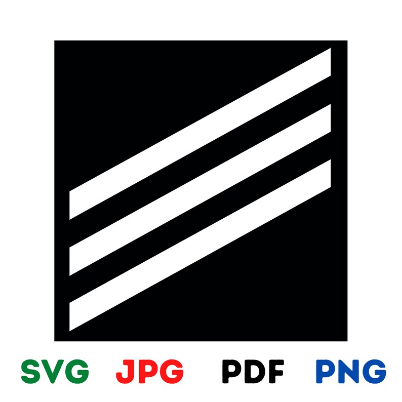 Navy Enlisted Rank Seamen E3 Svg Pngdigital Download Only US Etsy