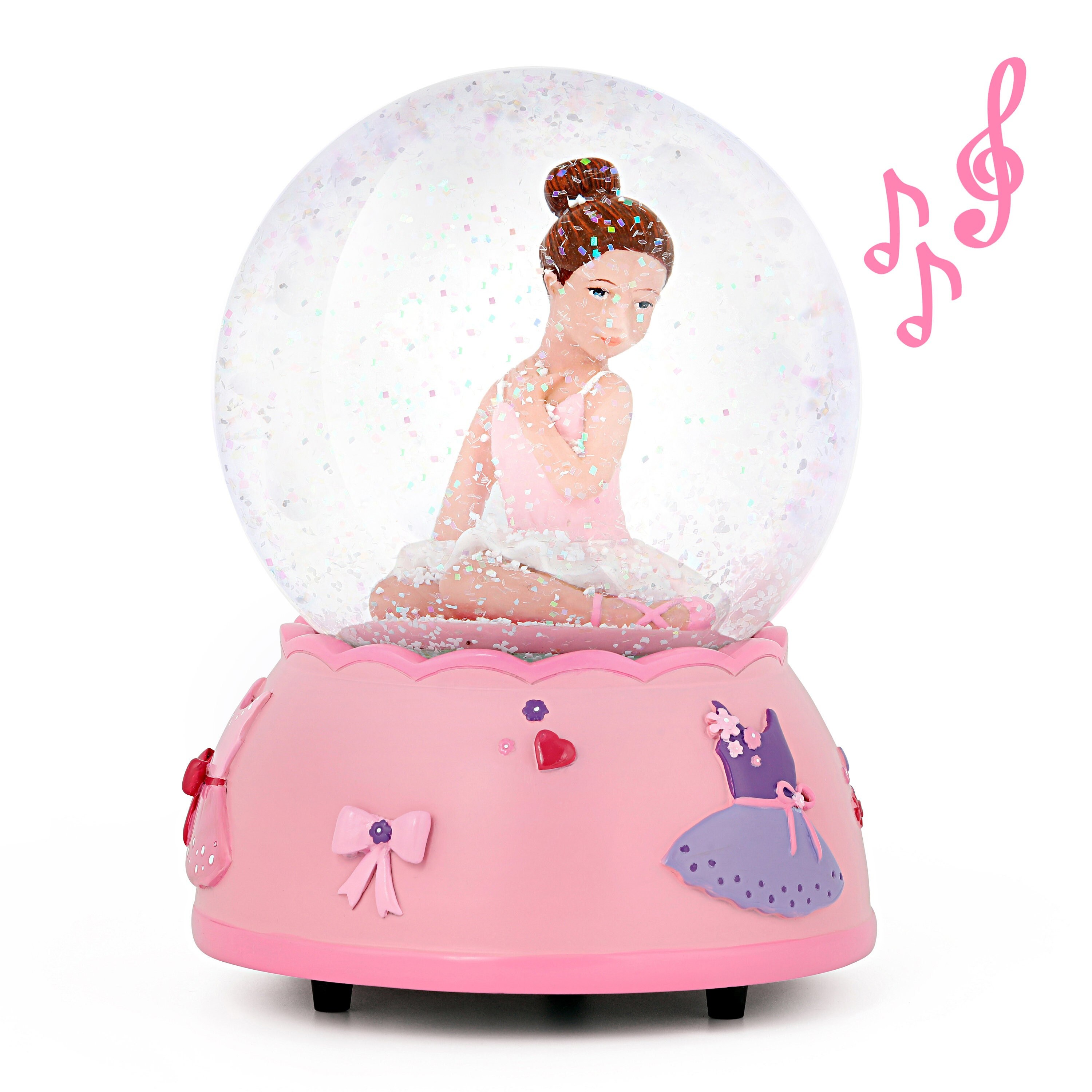Home D cor Snow Globes Septwonder Musical Ballerina Snow Globe Ballet 
