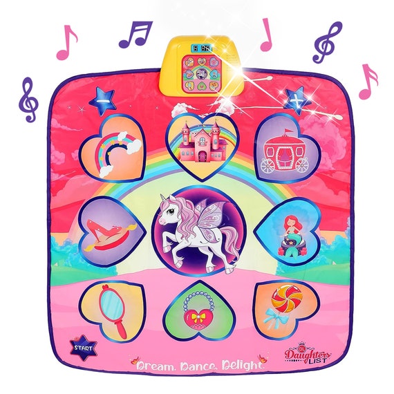 Tapis de danse licorne Tapis Bluetooth Tapis musical pour enfants