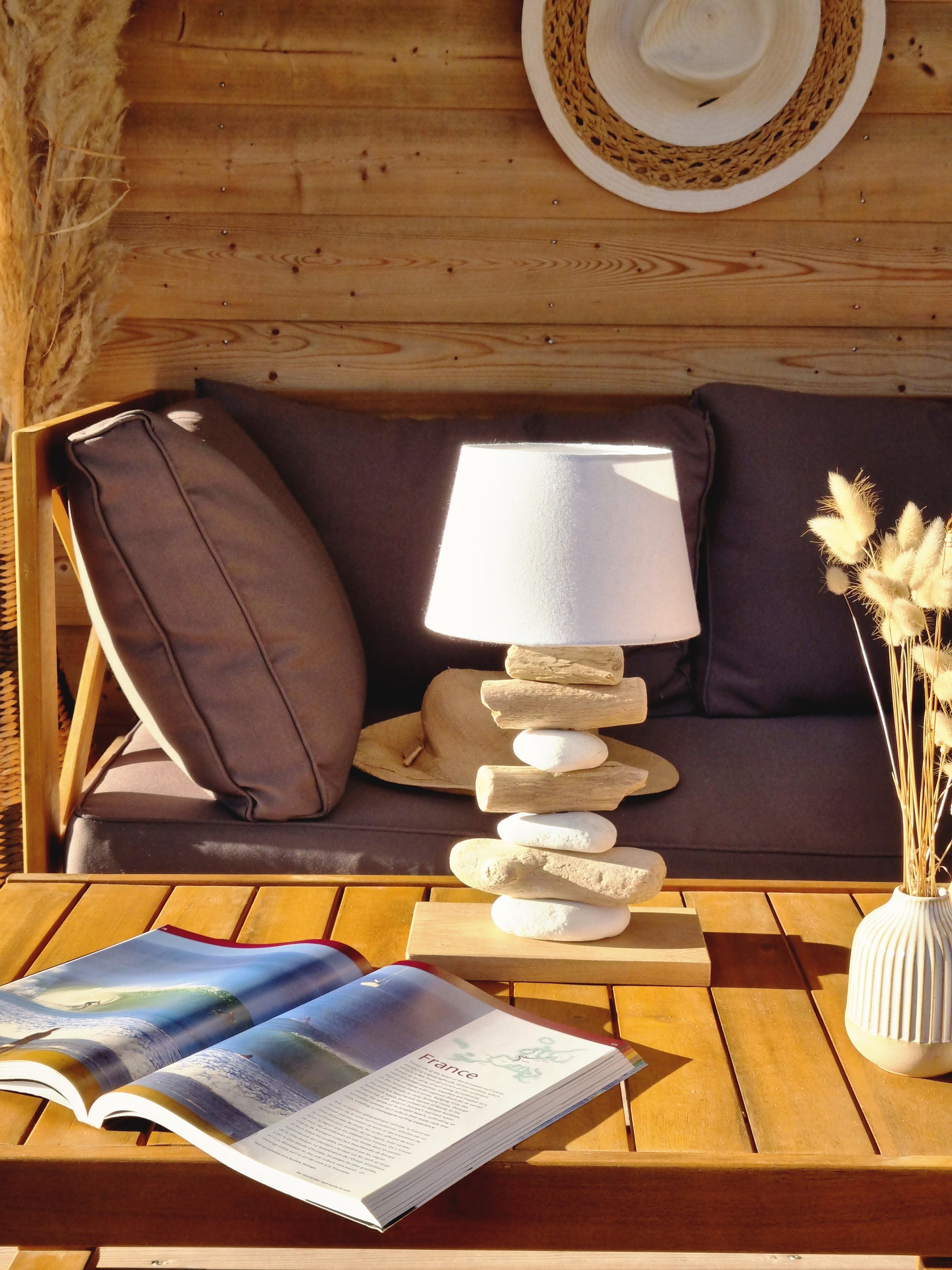 Lampe Hossegor 3 galets