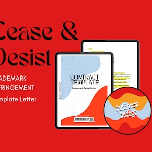 Cease and Desist Letter Template: Trademark Infringement