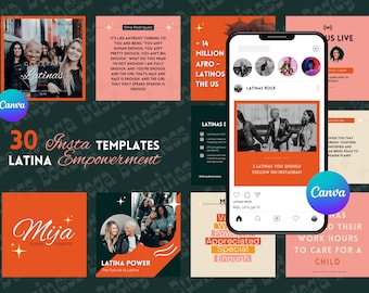 30 Latina Empowerment Instagram Templates