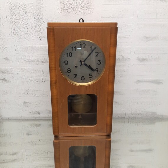 Antique Pendulum Wall Clock. Mechanical Retro Watch. Wall Etsy