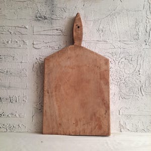 Antique Rectangular Wooden Cutting Board, Bread Board, Rustic Kitchen Decor, Vintage Serving Board (16,14x8,66").