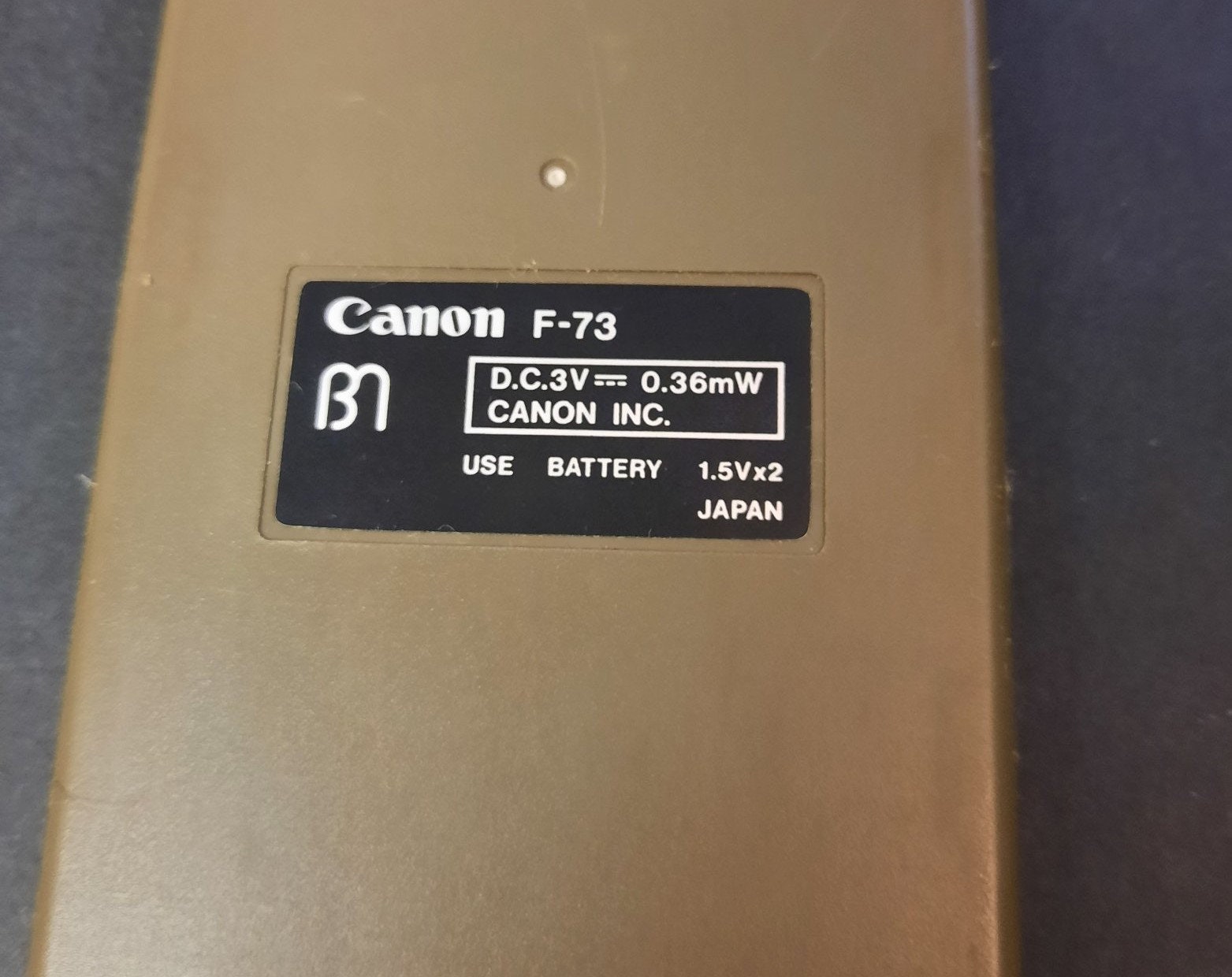Vintage Canon F-73 Scientific Calculator. Japanese Calculator From