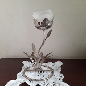 Retro Tulip Glass Candle Holder – Letifly Lights & Decor