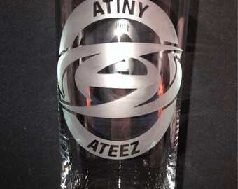 ATEEZ/ATINY All Members Etched Glass