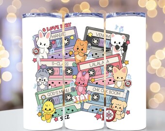 STRAY KIDS SKZOO Inspired 20oz skinny tumbler