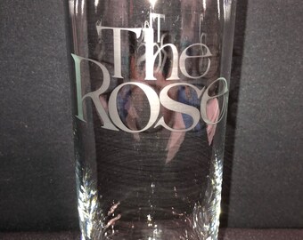 THE ROSE  - Etched Glass