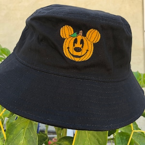 Halloween Pumpkin Mickey Bucket Hat