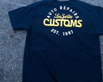 Los Santos Customs Garage San Andreas GTA T-Shirt