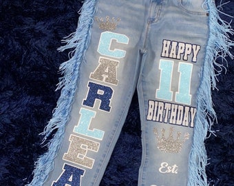 Birthday Jeans Custom