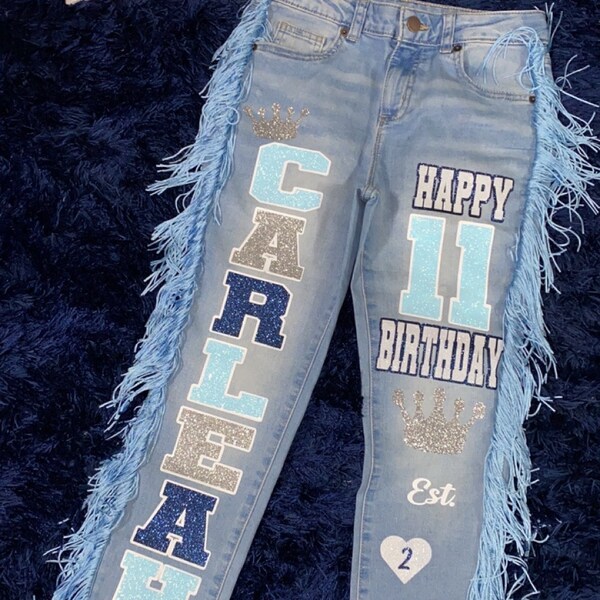 Birthday Jeans Custom