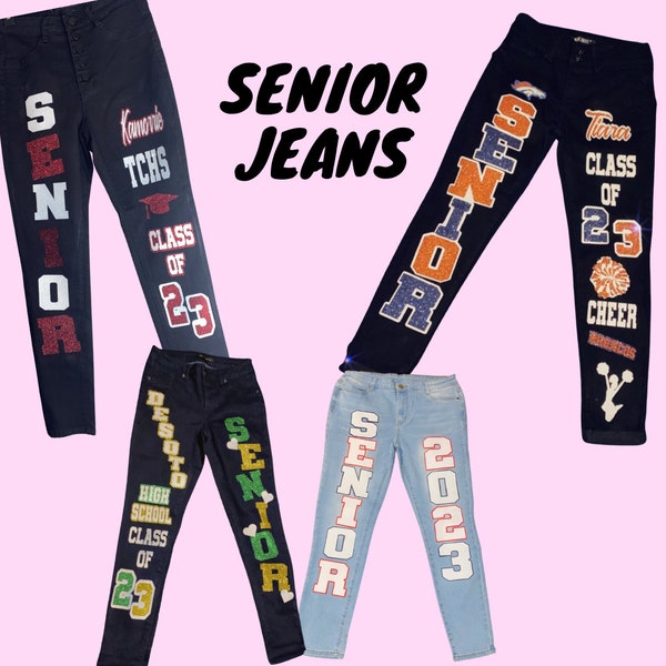 Senior 2024 Jeans Etsy