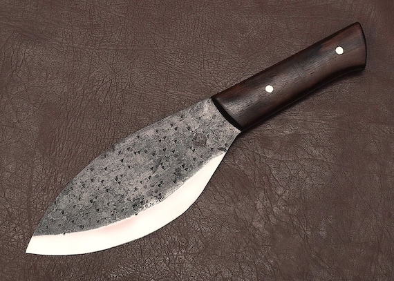 HAND FORGED CARBON Steel Blade Multipurpose Meat Vegetable Cleaver Knife