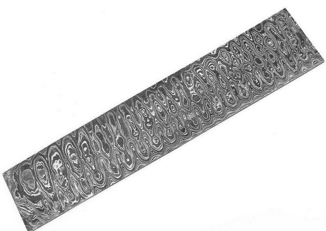 Details about   10” Hand Forged Damascus Steel Billet bar fire pattern ZH 03 Width 2”1/8” Thick 
