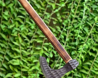 CUSTOM HAND Forged Carbon Steel Viking Throwing Axe Norse Ragnarok TOMAHAWK Axe