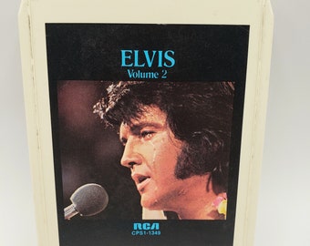 Elvis Presley A Legendary Performer 8 Track Tape Vol 2 Vintage RCA UNTESTED. I don't have an 8 track player so was unable to test.