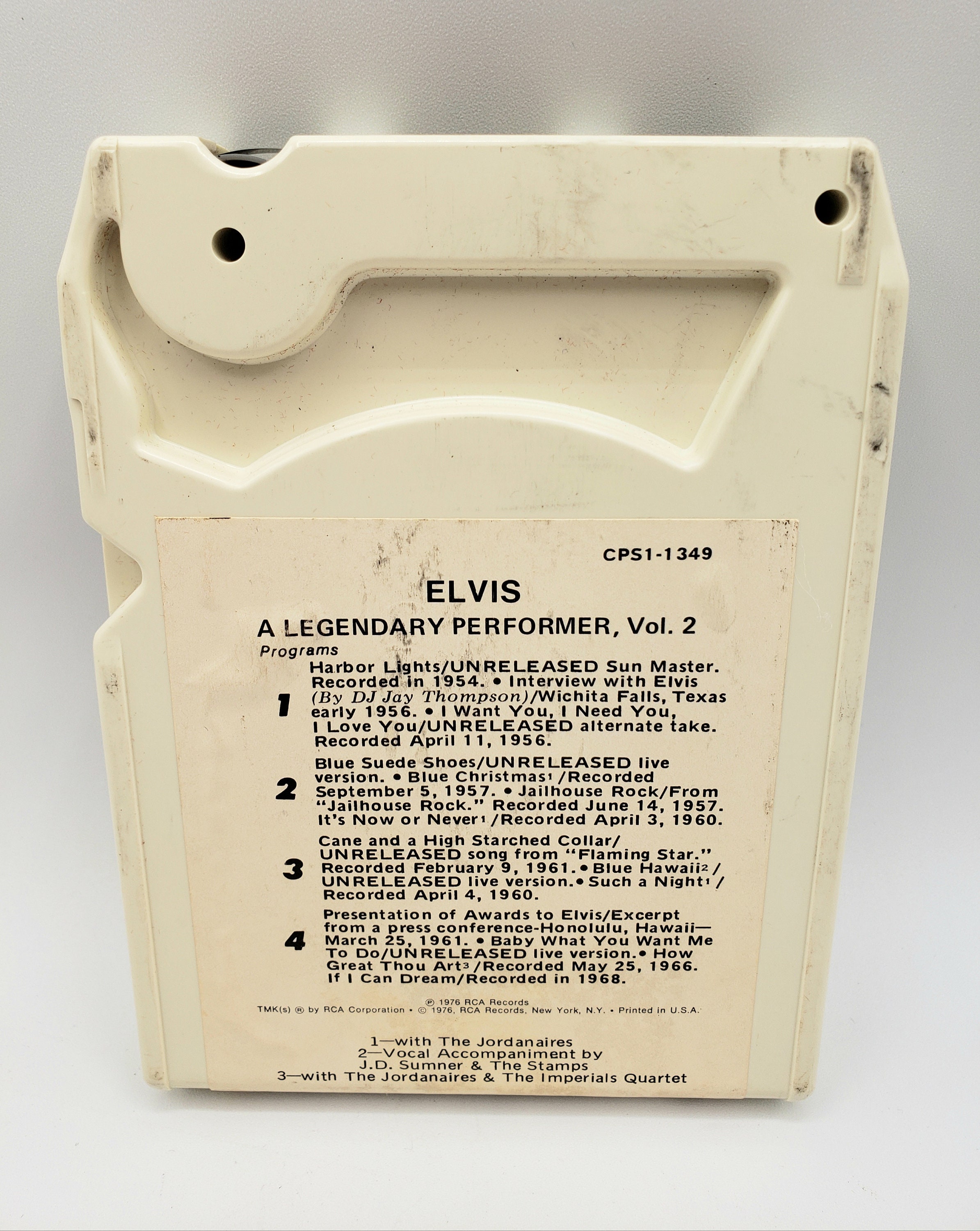 Elvis Presley A Legendary Performer 8 Track Tape Vol 2
