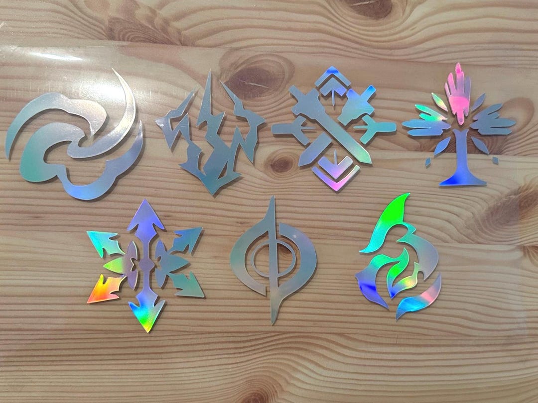 HSR Element Vinyl | Honkai Star Rail Permanent Decal Sticker, for ...