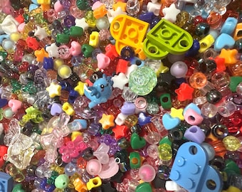 Assorted Beads for Jewellery Making | Mixed Beads for DIY, Crafts, Embroidery & Jewellery Making | 10g/20g/50g/100g+ | Bead Soup/Bead Scoop