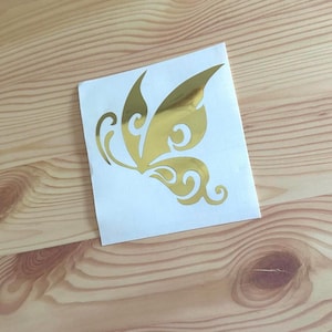 Hu Tao Constellation Butterfly Vinyl Decal | Genshin Decal Sticker for Windows, Cars, Laptops, Phones, Walls, Mirrors, Furniture, etc. |