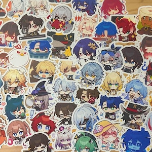 Honkai Star Rail Assorted Stickers Matte | Waterproof Vinyl Stickers for Laptops, Walls, Books, Bottles, Scrapbooking, Journals, etc.