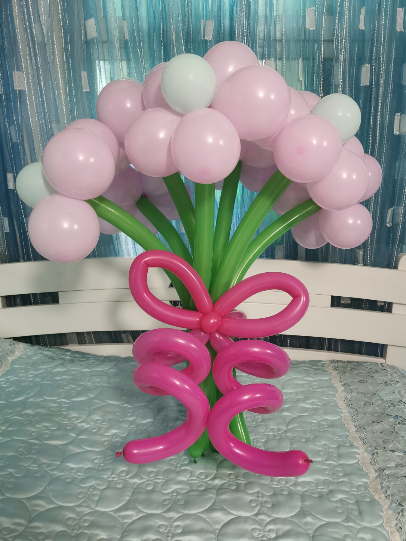 DIY set of balloons to create a bouquet of 7 flowers gift Etsy