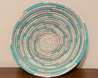 African Woven Basket, Uganda Rwenzori Basket, Woven Bowl, Natural Fiber ...