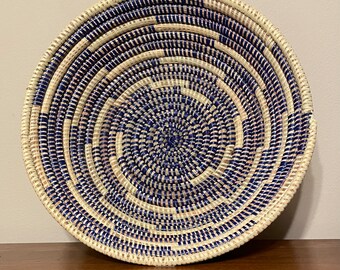 African Woven Basket, Uganda Rwenzori Basket, Woven Bowl, Natural Fiber ...