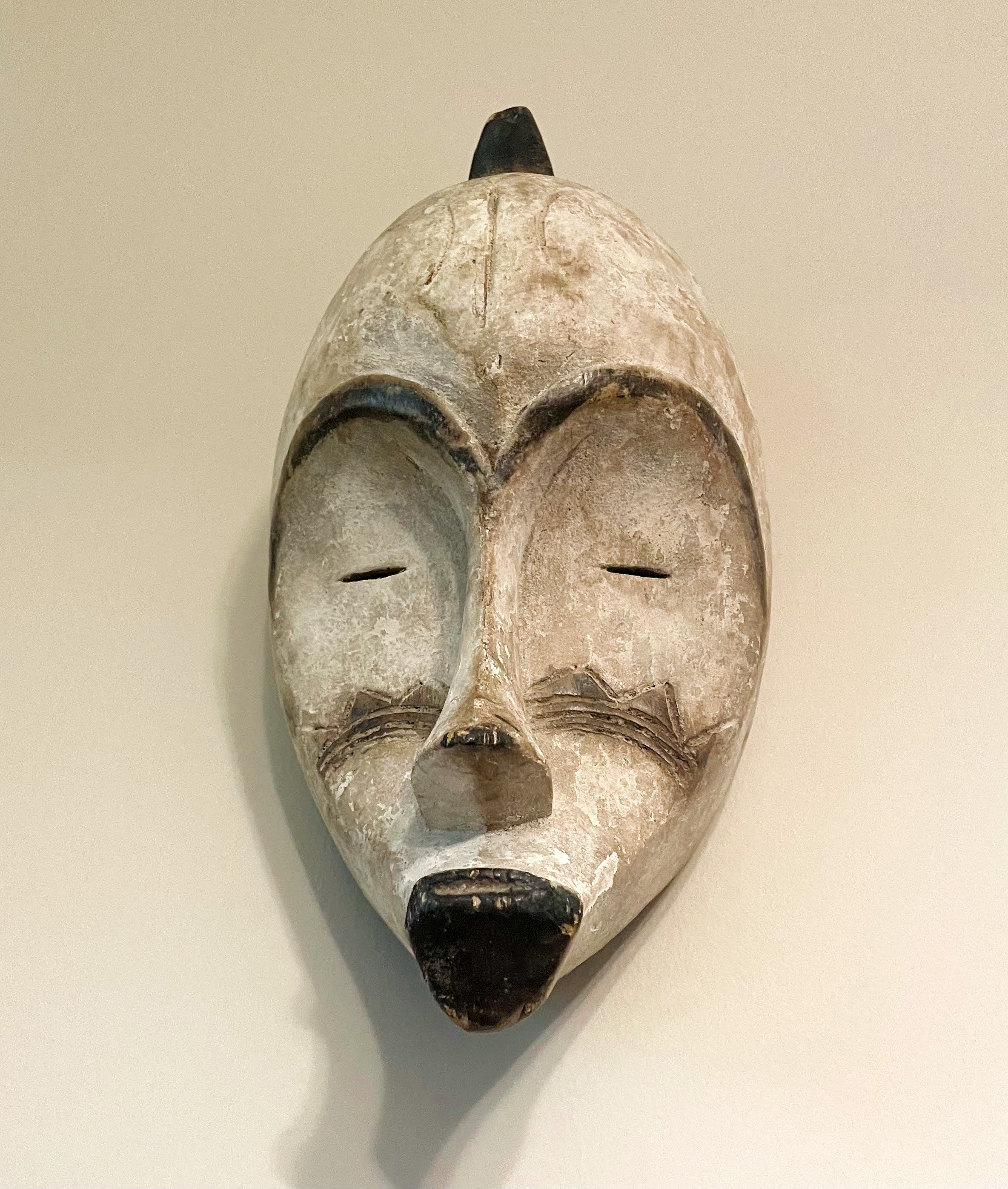 Handcarved Fang Ngil Mask, Authentic Gabon Mask, Handmade African