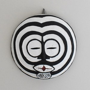 Hand-Carved, Congo Mask, Made of Wood, Wall Decor