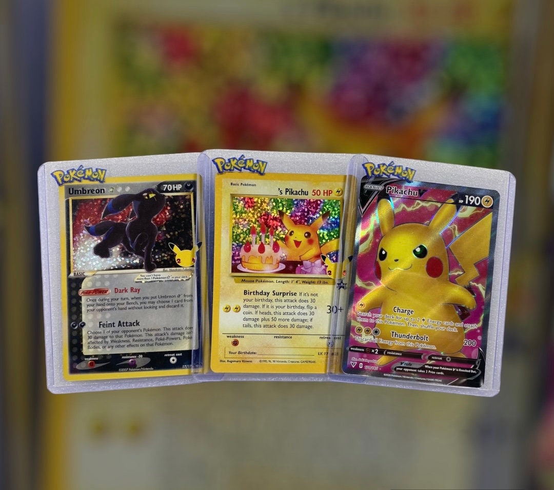 Custom Pokémon Top Loaders 20 Top Loaders - Etsy