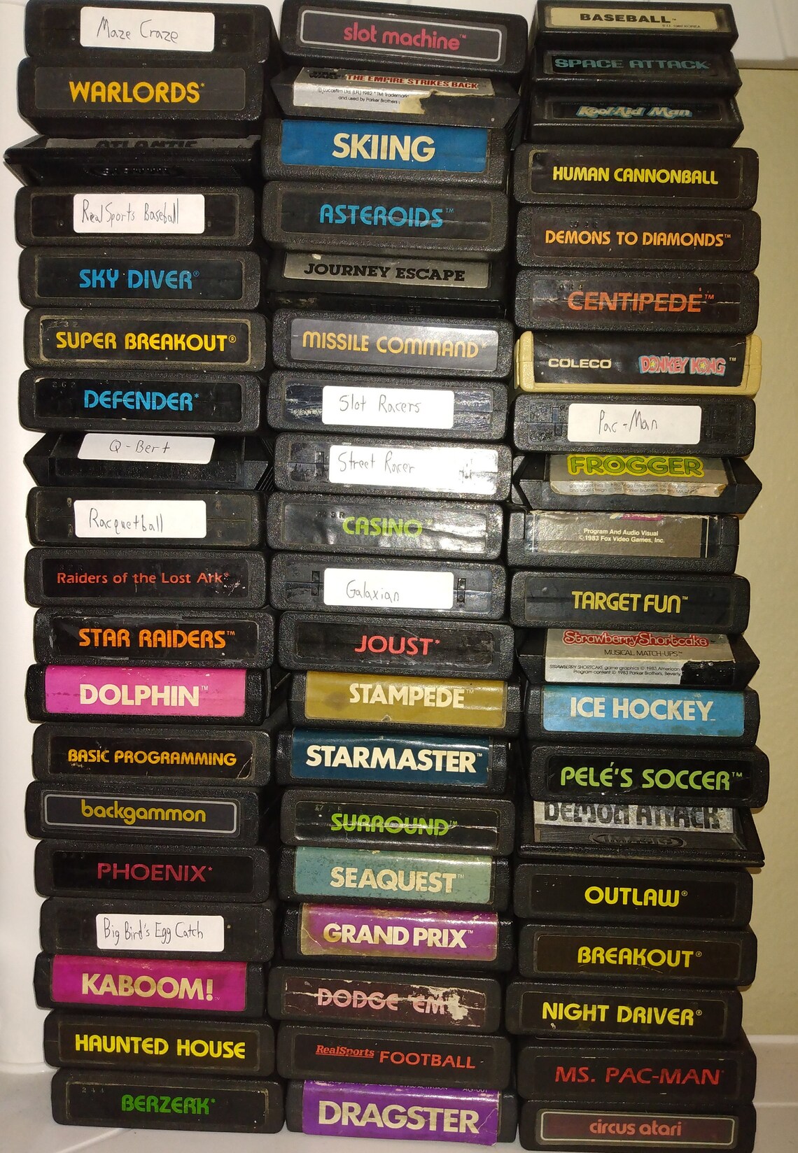 Original Atari 2600 Games 1 of 2 Huge Selection You Etsy