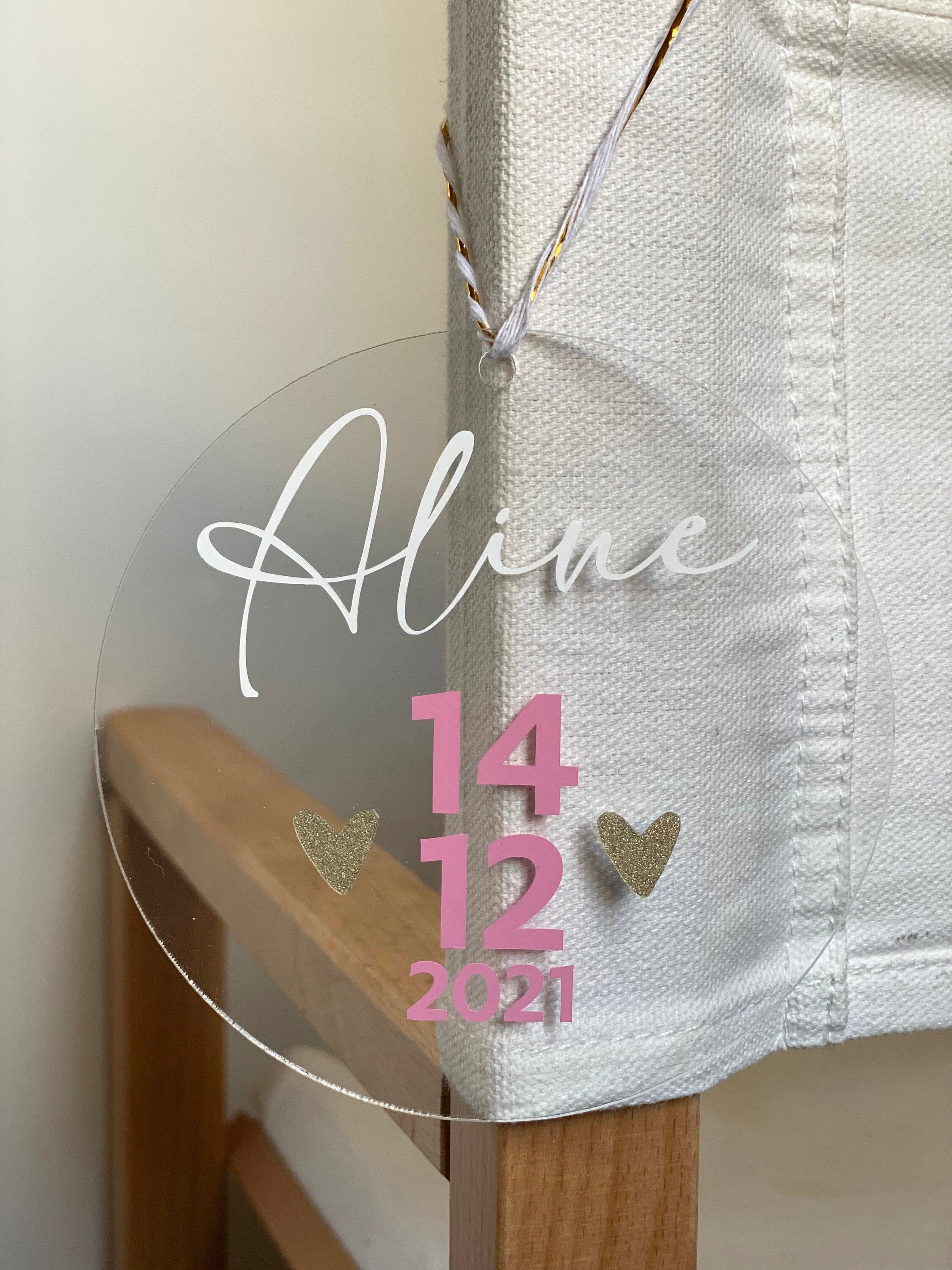 Plaque Décorative Personnalisable Naissance