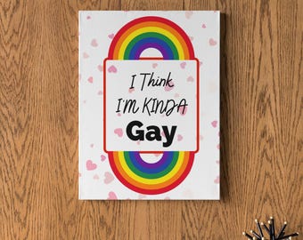 Buffy 8x10 Printed Poster | Buffy "I Think I'm Kinda Gay" Digital Poster | Buffy the Vampire Slayer | Buffy Poster | Willow Quote Print