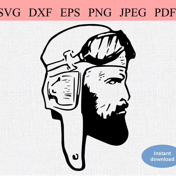 Beard Stencil Printable - Etsy