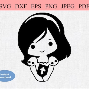 Primera Comunión / SVG DXF EPS / Niña que va a la Primera Comunión y celebra una Biblia / Bautismo Católico / Bautizo Cristiano / Misa Católica