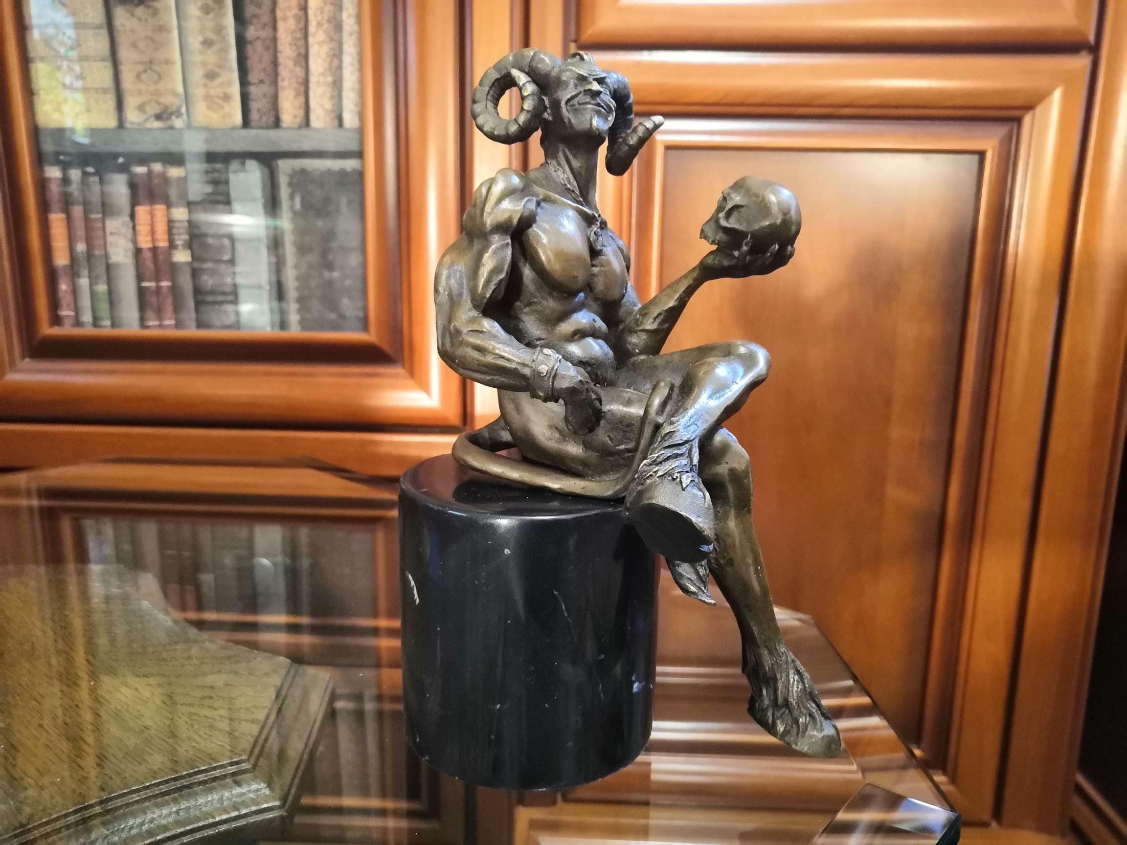 Bronze devil statue - Etsy 日本
