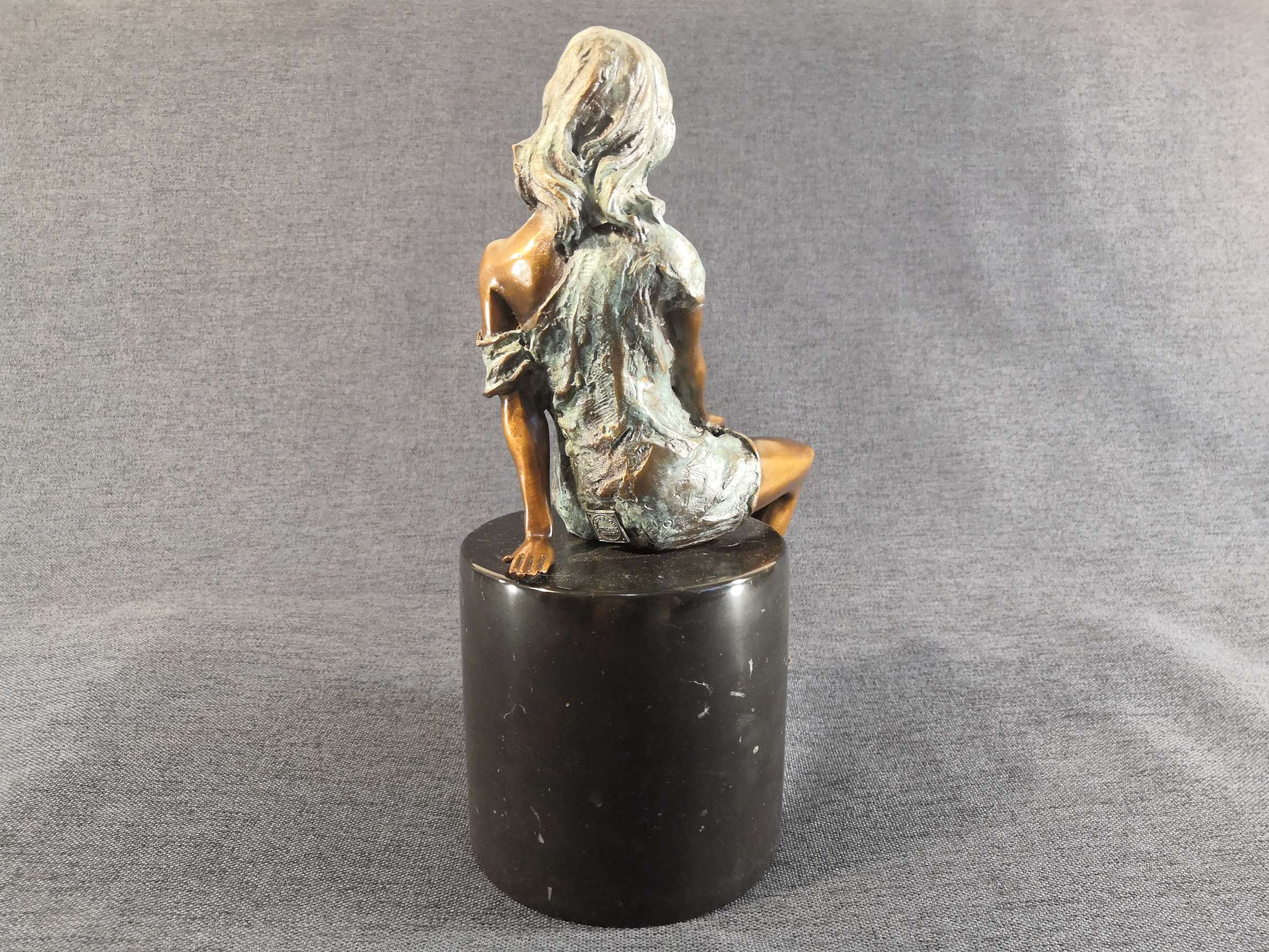 Alexa Bronze Figure Statuette Statue Sculpture Figurine Bronze Marble ...