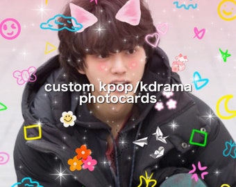 custom photocards | custom kpop photocards | custom kdrama photocards | custom idol photocards | kpop photocards