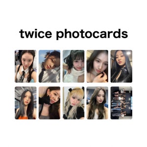 twice photocards | kpop photocards