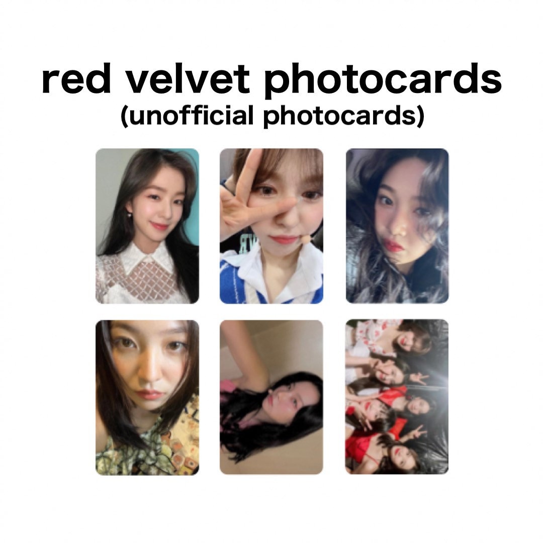 Red Velvet Photocards www.aquanotes.id