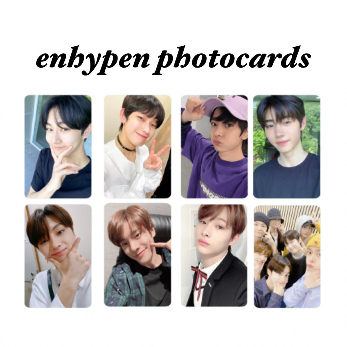 Enhypen Photocards Printable