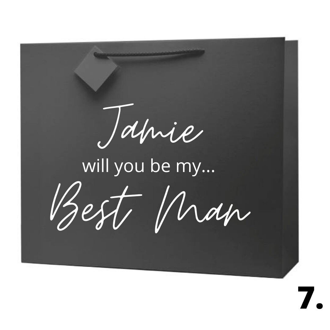 Personalised Gift Bag - perfect for Weddings, Stag Dos, Best Man prop…
