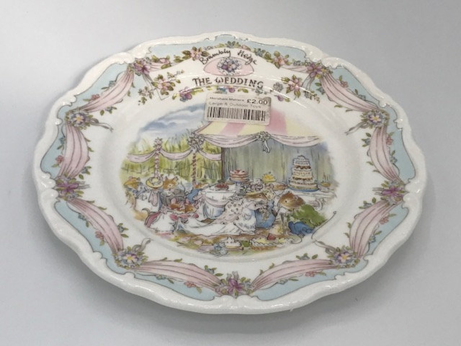 Royal Doulton Brambly Hedge Special Occasion Plate THE WEDDING Etsy