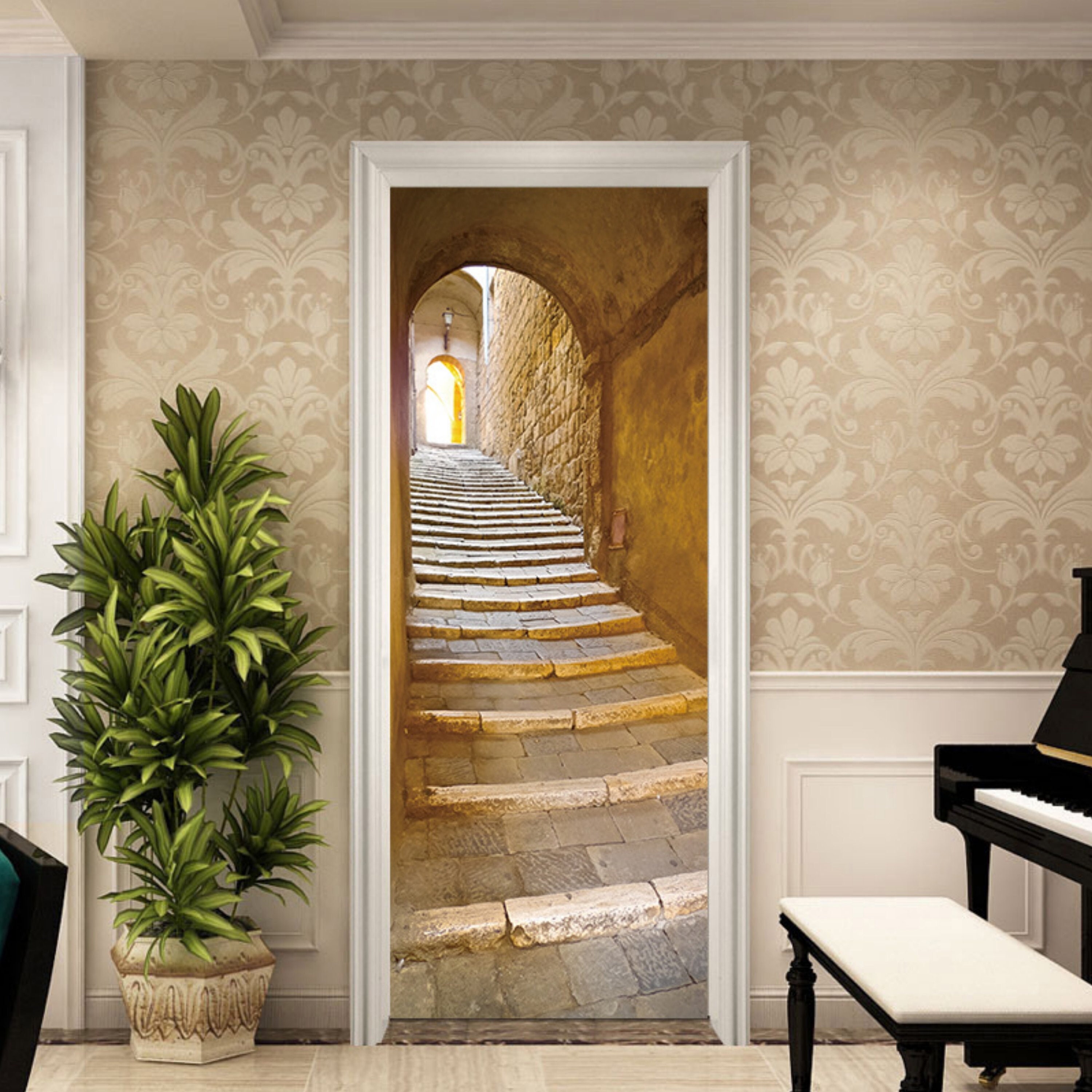 Door Wallpaper - Etsy Door Wallpaper - Etsy